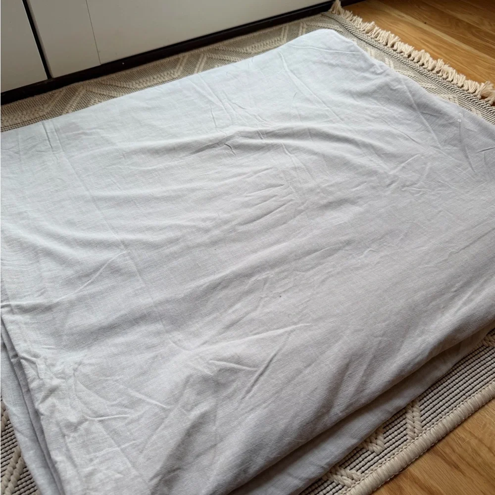 Restoration Hardware Tan Duvet Cover